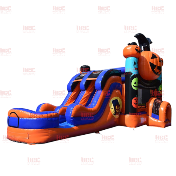 Piscina inflable de doble carril combinada Avalanche, húmeda y seca