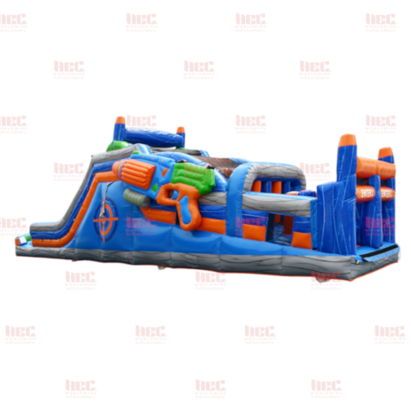 75 Foot Hyper Blast Obstacle Combo Wet/Dry