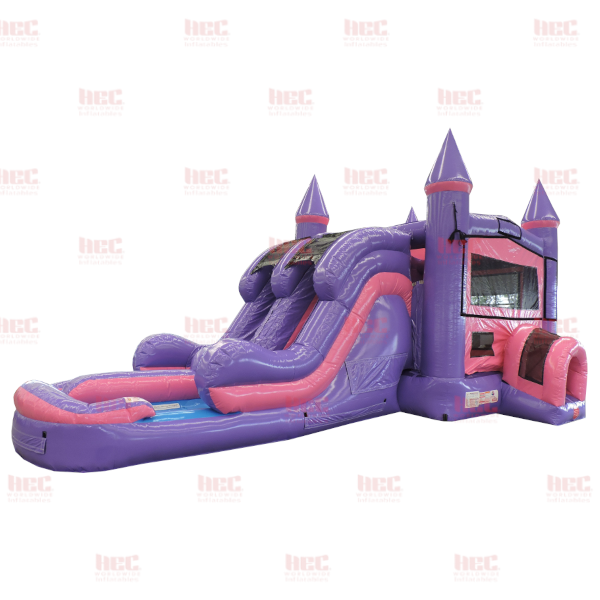 Modular BT Princess Combo Double Lane Inflated Pool Wet/Dry