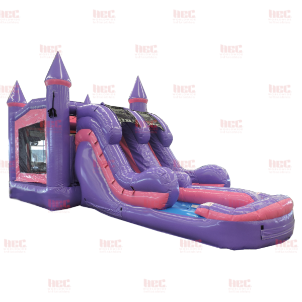 Modular BT Princess Combo Double Lane Inflated Pool Wet/Dry