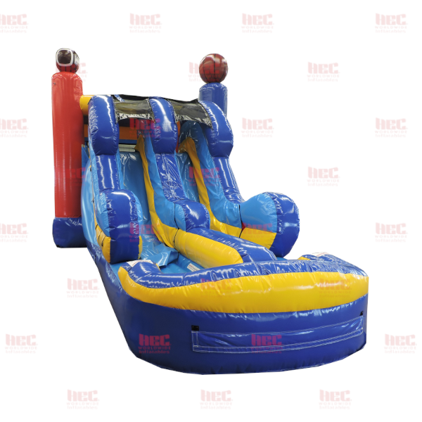 Modular BT Sport Combo Double Lane Inflated Pool Wet/Dry