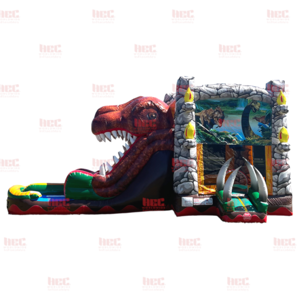 T-Rex® Combo Double Lane Inflated Pool Wet/Dry