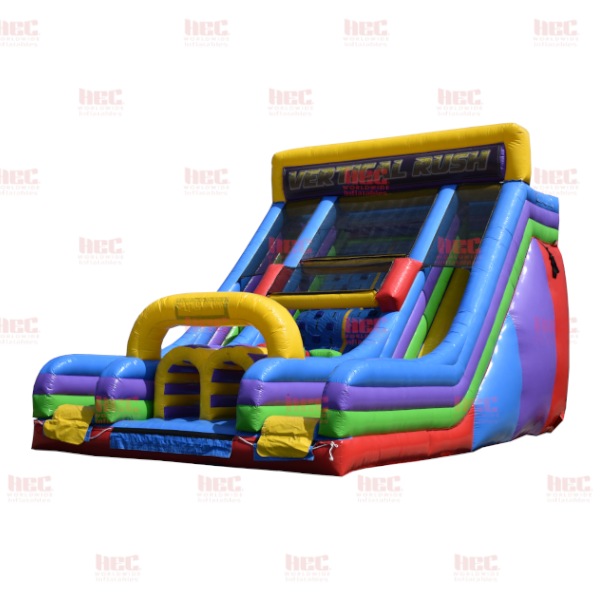58 foot Vertical Rush-30 Foot Obstacle Course