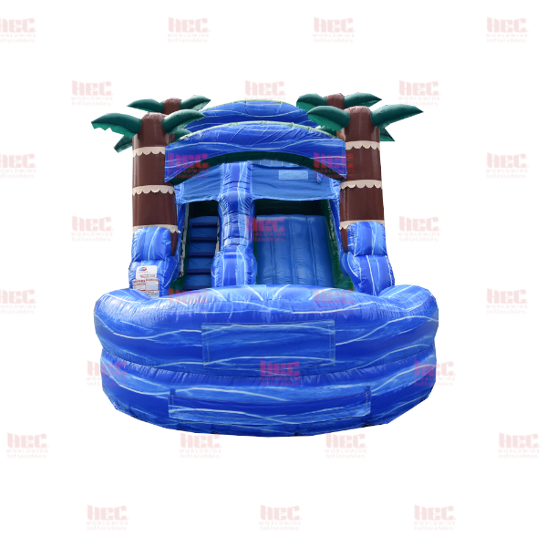Piscina inflable de un solo carril Blue Hurricane® de 13 pies 