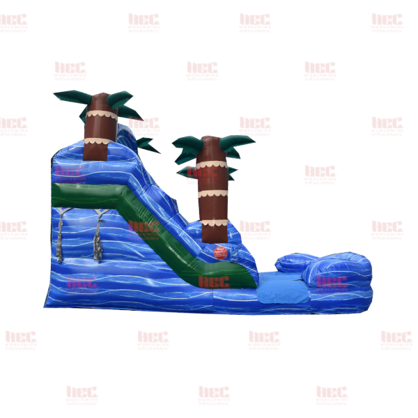 13 Foot Blue Hurricane® Single Lane Inflated Pool