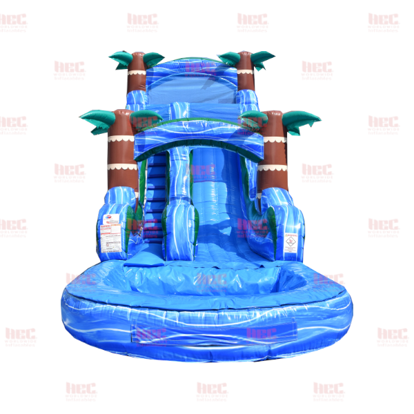 18 Foot Blue Hurricane® Single Lane Deep Pool