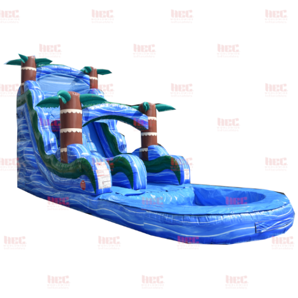 18 Foot Blue Hurricane® Single Lane Deep Pool