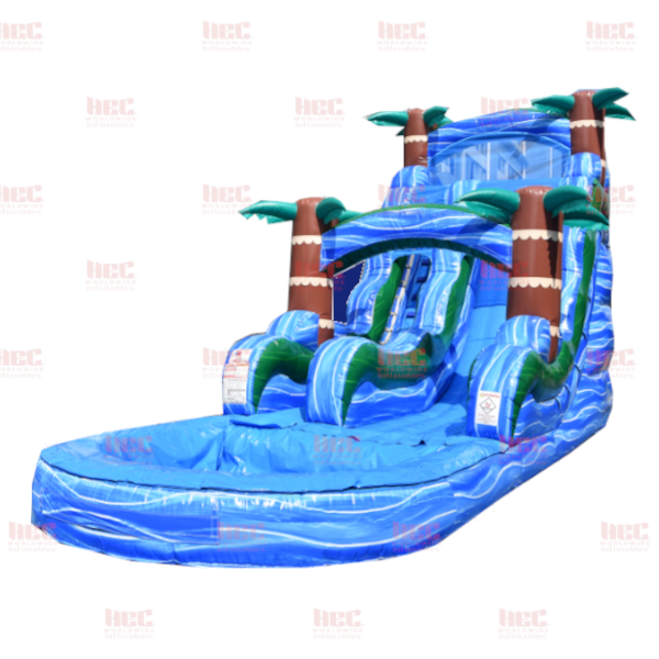 18 Foot Blue Hurricane® Single Lane Deep Pool