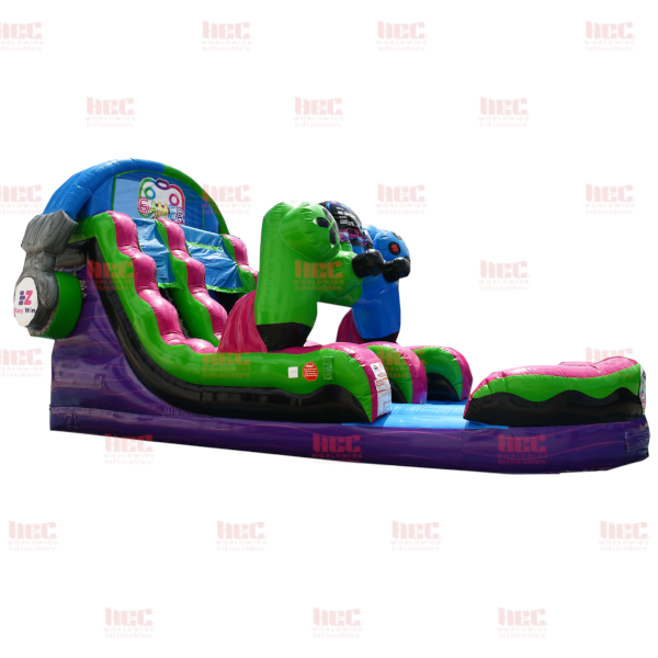 Piscina inflable de un solo carril Purple Hurricane® de 18 pies 