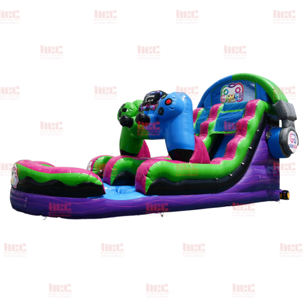 Piscina inflable de un solo carril Purple Hurricane® de 18 pies 