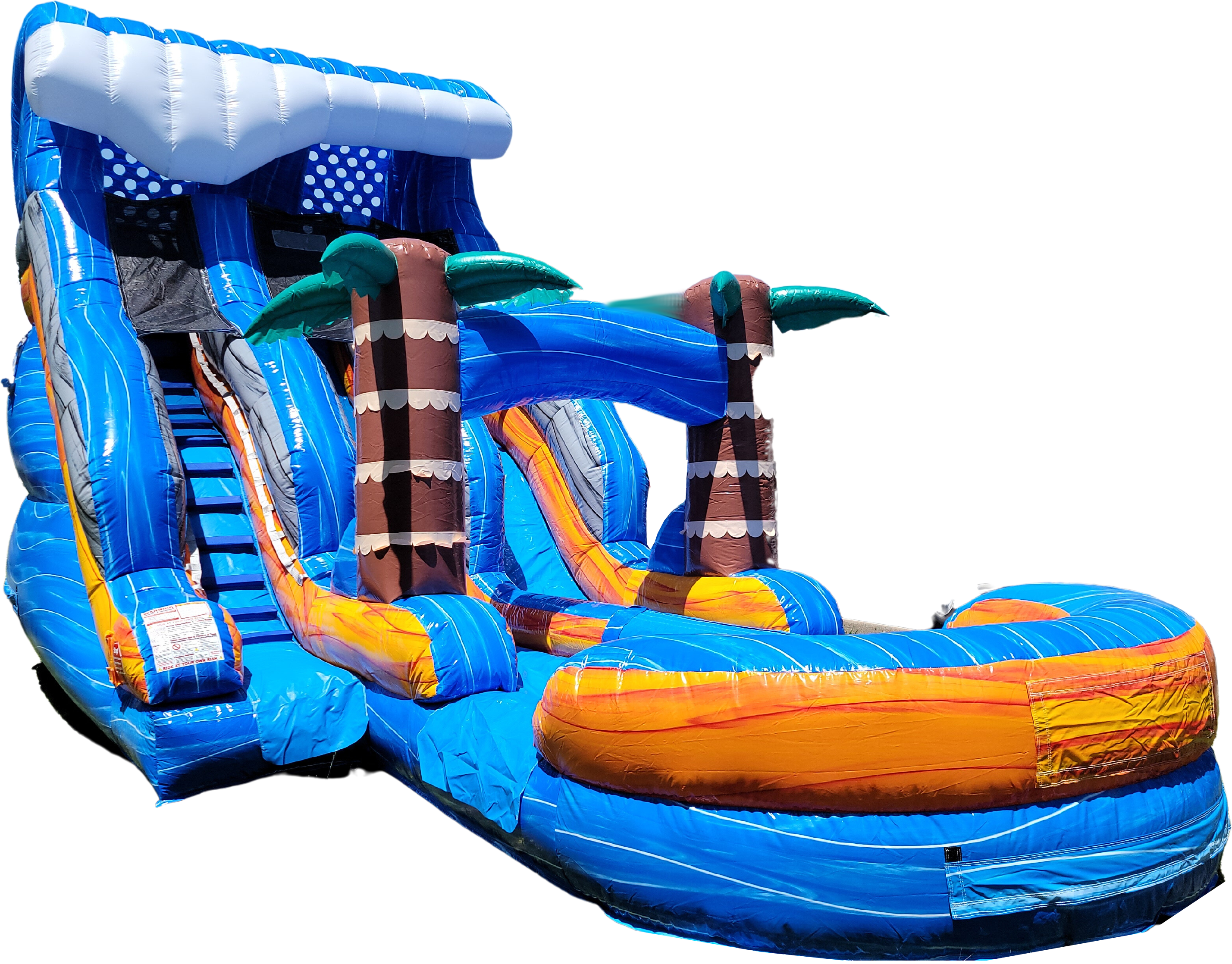 18 foot Lava Plummet DL Slide