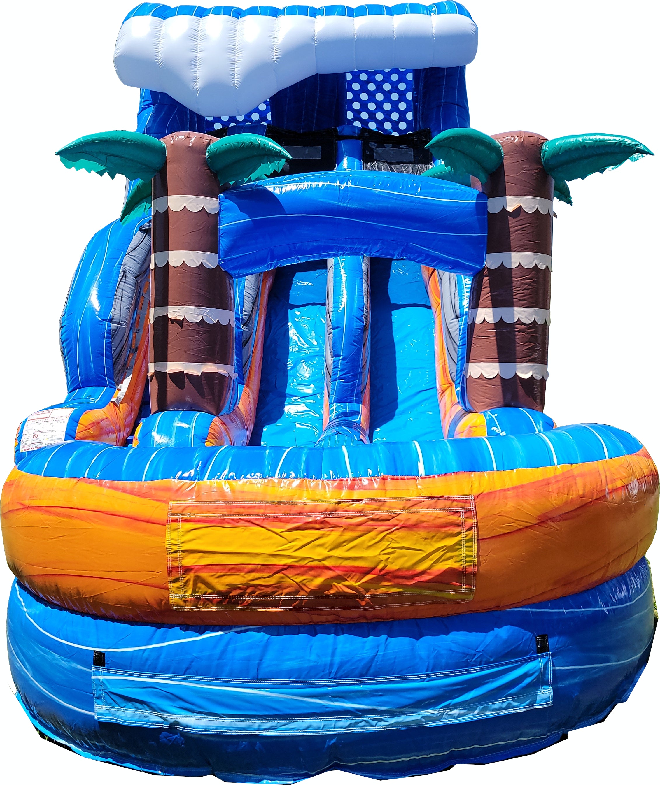 18 foot Lava Plummet DL Slide