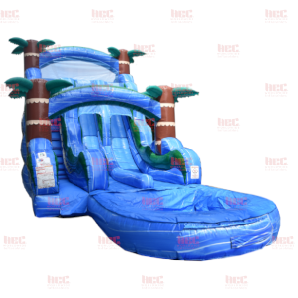 22 Foot Blue Hurricane® Double Lane Deep Pool