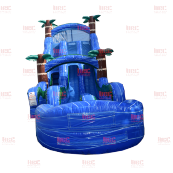 Piscina inflable de dos carriles Blue Hurricane® de 22 pies 