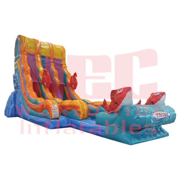 22 Foot Kahuna™ Double Lane Inflated Pool