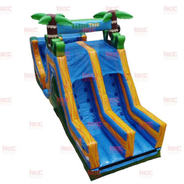 30 Foot Jungle Trek Rock Climb Slide with Rampage End Wet and Dry