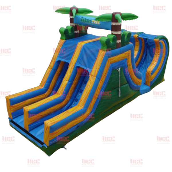 30 Foot Jungle Trek Rock Climb Slide with Rampage End Wet and Dry