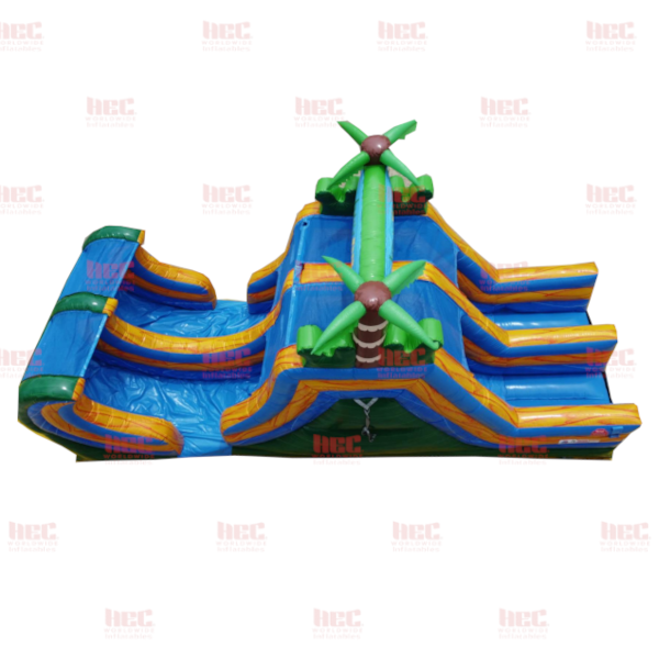 30 Foot Jungle Trek Rock Climb Slide with Rampage End Wet and Dry