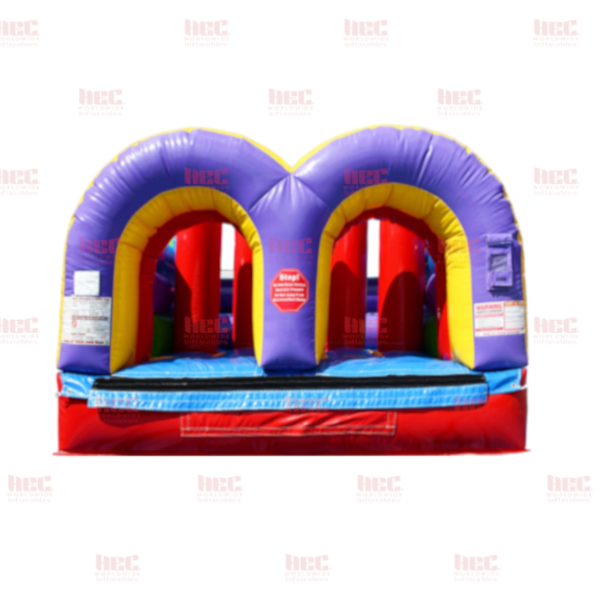 60 foot Obstacle Course-Rock Climb Slide