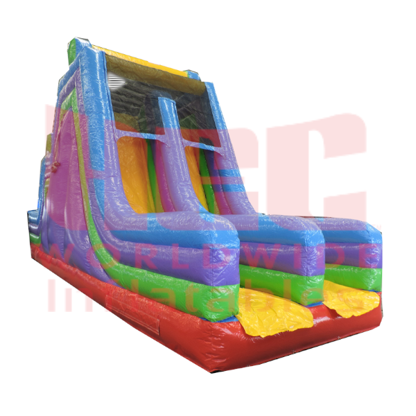 34 Foot Rock Climb Slide with Warped Wall Standard (5) Colors