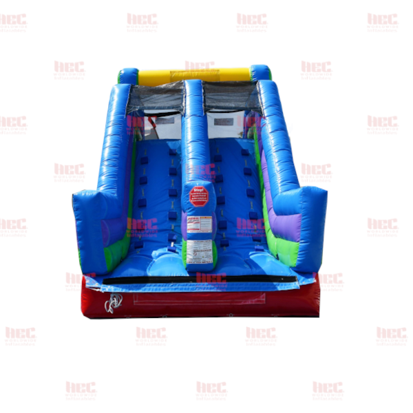 34 Foot Rock Climb Slide Inflated Pool  Standard (5) Colors Wet and Dry
