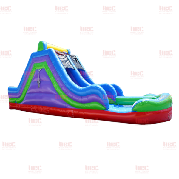 34 Foot Rock Climb Slide Inflated Pool  Standard (5) Colors Wet and Dry
