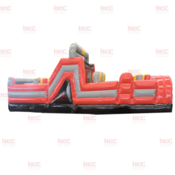 38 Foot Triple Obstacle Course Edge Colors