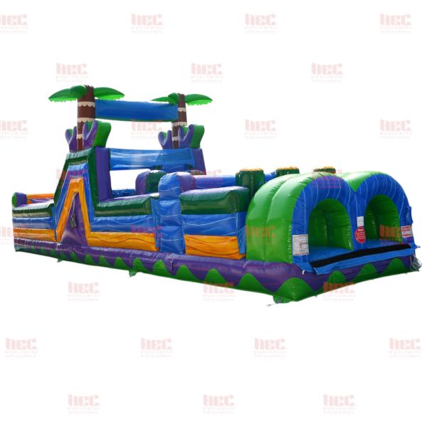 40 Foot Obstacle Course Tropical
