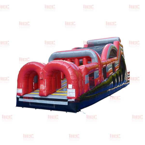 45 Foot Obstacle Course Elevated Floor Edge Colors