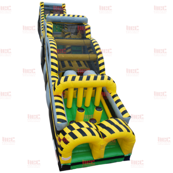 75 Foot Nuclear  Rock Climb Slide- Obstacle Course (Copy)