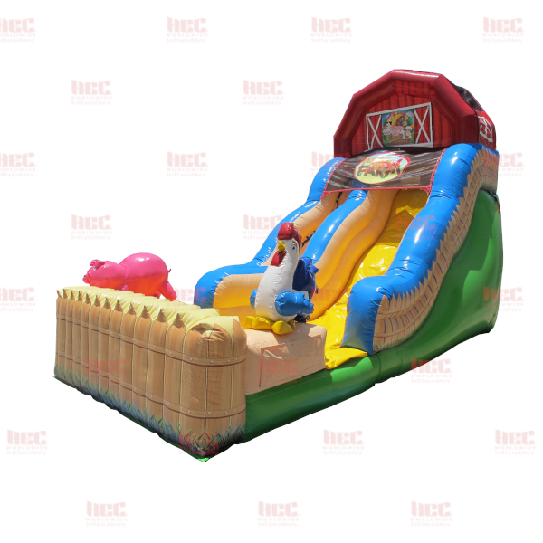 Propiedad intelectual de Funny Farm SL
 Carril único
 Piscina Inflable 