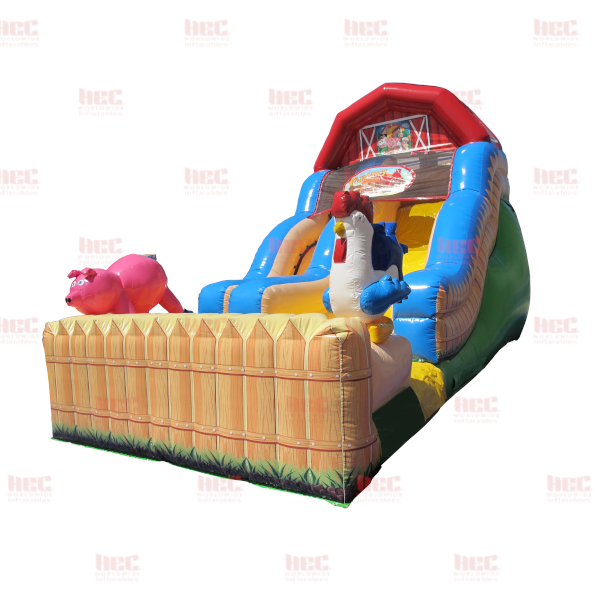 Propiedad intelectual de Funny Farm SL
 Carril único
 Piscina Inflable 