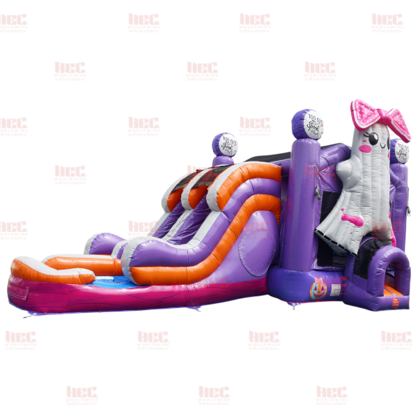 Girl Ghost Combo Double Lane Inflated Pool Wet/Dry