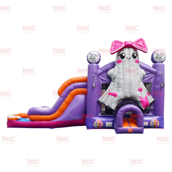 Girl Ghost Combo Double Lane Inflated Pool Wet/Dry