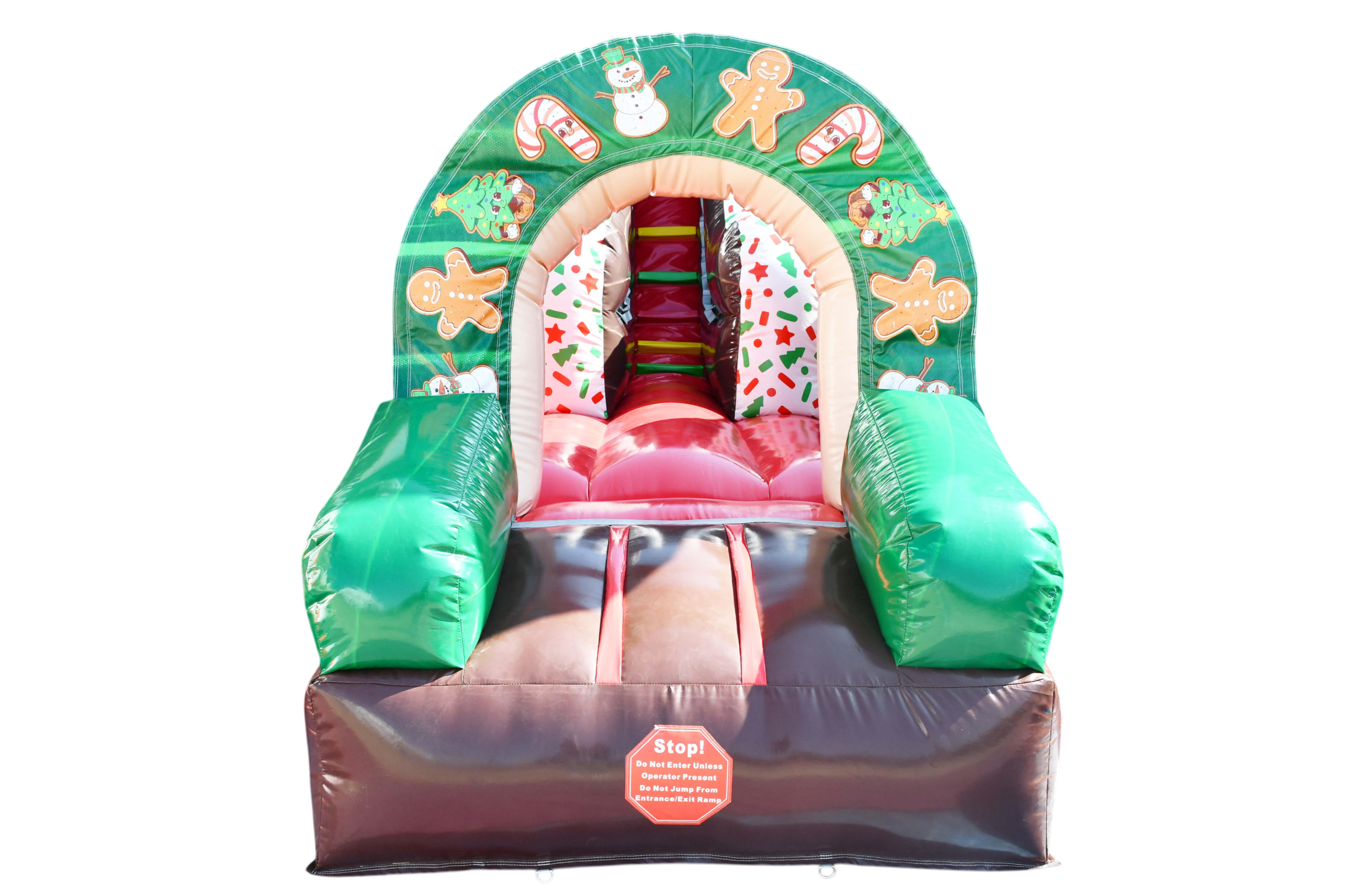 Gingerbread Sleigh Double Lane Slide