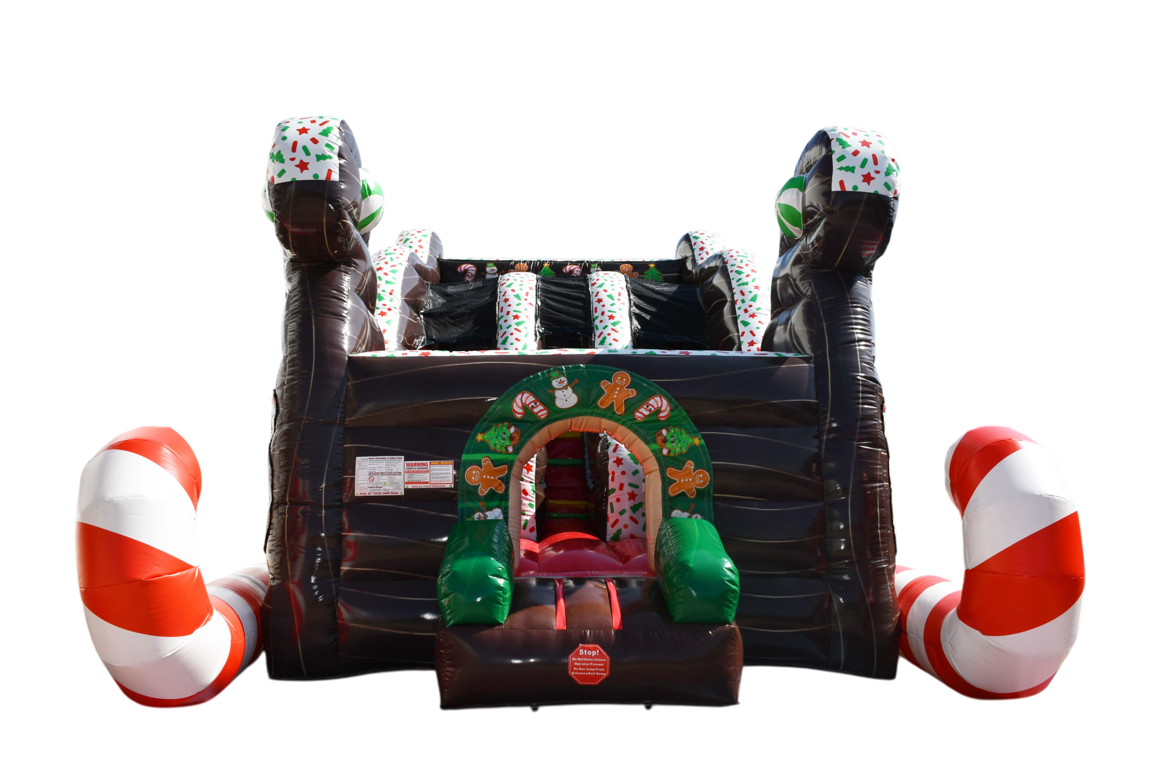 Gingerbread Sleigh Double Lane Slide