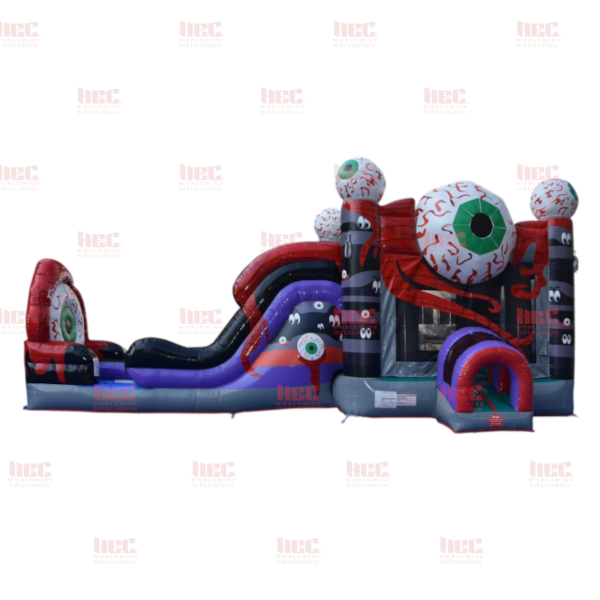 Piscina inflable de doble carril combinada Avalanche, húmeda y seca 