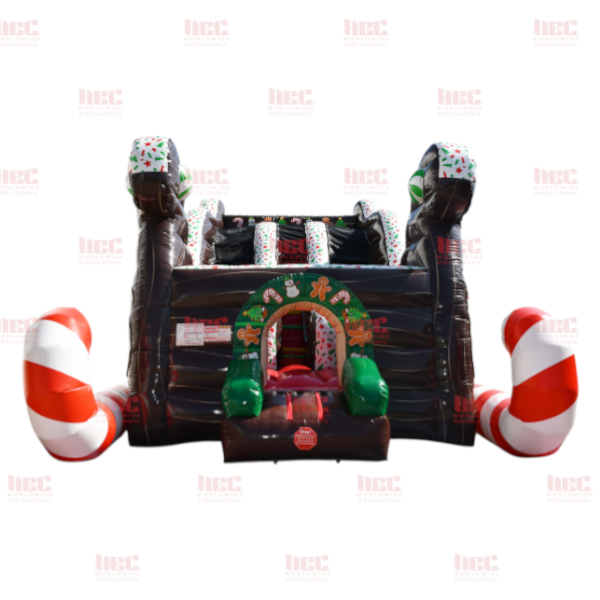 Gingerbread Sleigh Double Lane Slide