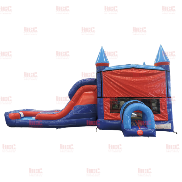 JF Modular Combo Double Lane Inflated Pool Wet and Dry